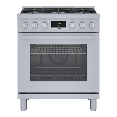 800 Series 30"" 3.7 cu. ft. Freestanding Gas Range -  Bosch, HGS8055UC