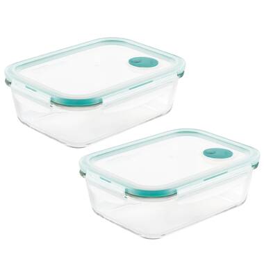 Lock N Lock Purely Better Vented Glass Round Food Storage Container