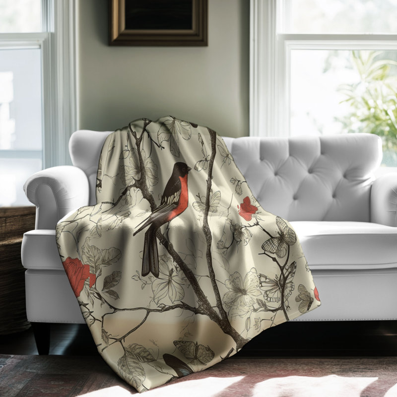Jeté classique 1 pièce Premium Sherpa Blan, 60 po x 80 po