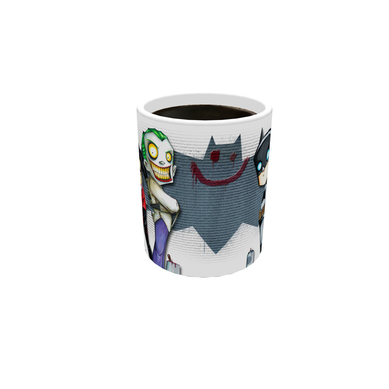 DC Comics Justice League (Graffiti Batman) Morphing 11 oz. Mug