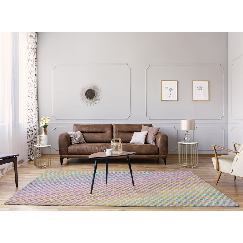 Chenille Geometric Indoor Rug, Rectangle 8' x 10'