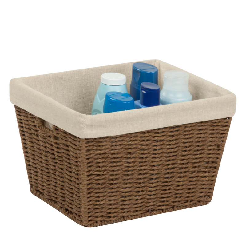 Panier en osier, Petit (H 8 po x l 12 po x P 10 po), Brun