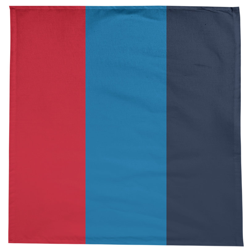 Nappe mélange de coton à rayures Mississippi Rebellion, Mississippi Rebellion - rouge / bleu poudre / bleu