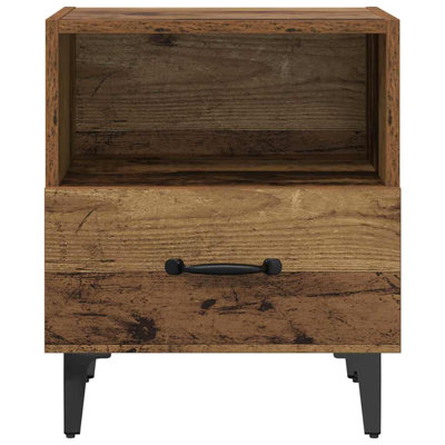 40cm W Manufactured Wood Bedside Table