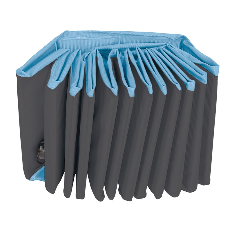 Size Foldable Pet Pool with Repair Patches, 30cm H x 120cm W x 120cm D, Black
