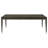 Ash Brown Extension Leaf Dining Table