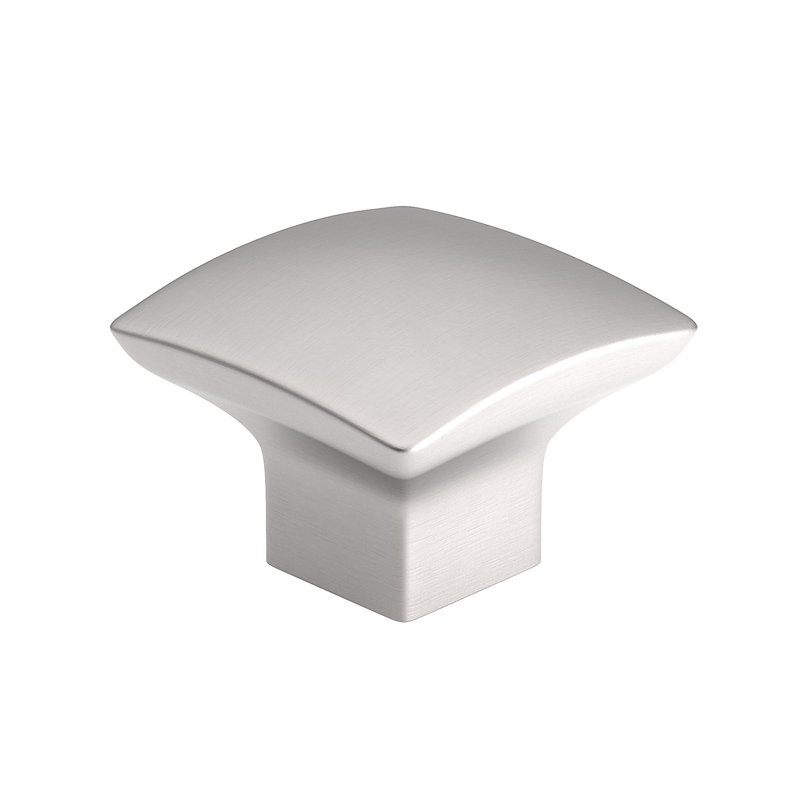 Expression Square Knob, Brushed Nickel