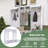Modern Hall Tree With Shoe Storage,Cubbies, Coat Hooks & Adiustable Shelf-1475737156