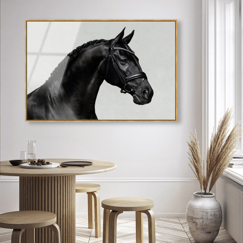 Midnight Majesty I Print, 11"H x 16"W, Gold Floater Frame
