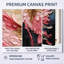 «Pink and Gold Angel Wings - Abstract Spirals», reproduction d'art sur toile encadrée-1154269164-1154269167-1180163385