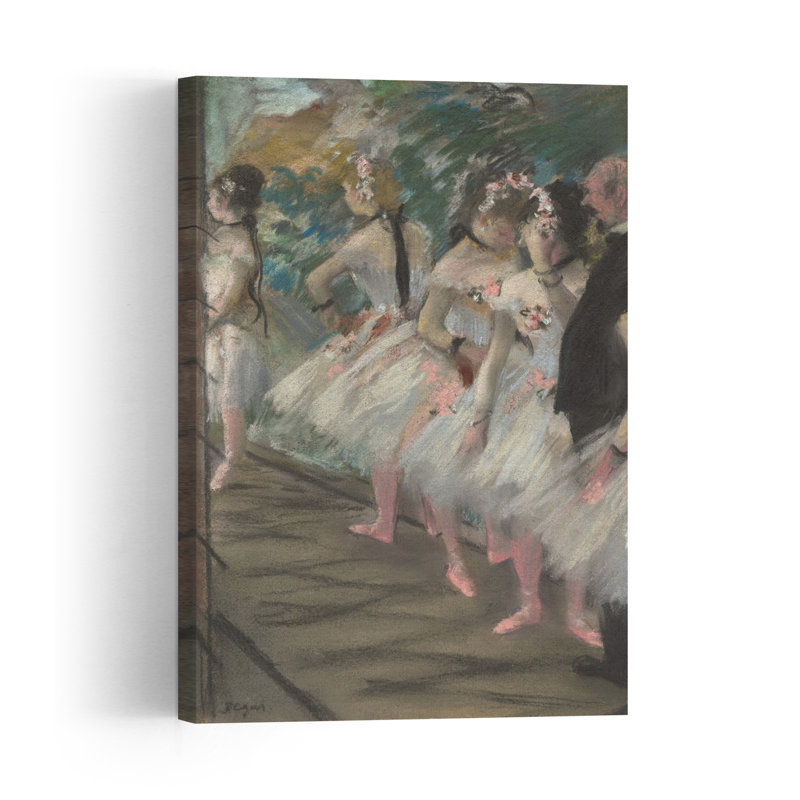 Le Ballet, vers 1880. Estampe d'art mural contemporain abstraite impressionniste., H 24 po x l 16 po