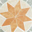 Table d'appoint ronde 12 "pour le patio, tabouret de pieds extérieur, table d'appoint en mosaïque de jardin, support pour plante, bleu