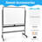Costway Yes Freestanding Metal Combination Board