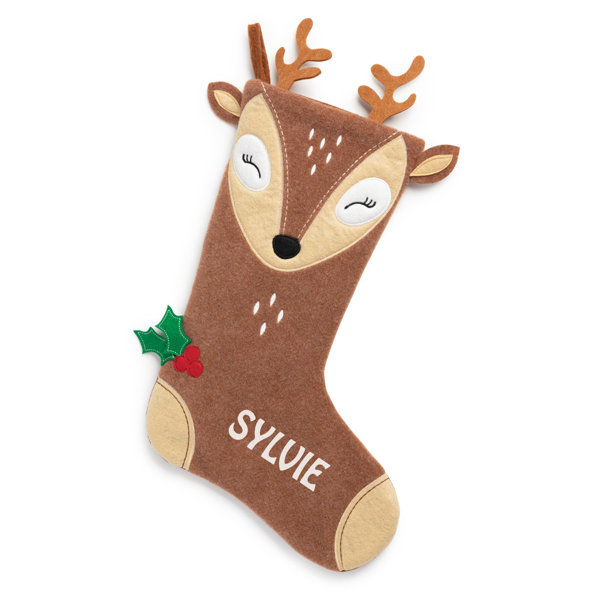 The Holiday Aisle® Deer Stocking | Wayfair