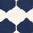 Rodgers Hand Woven Flat Weave Banana Silk/Wool/Cotton Geometric Rug in Ivory/Navy-69076076