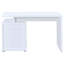 Bureau réversible blanc à 2 tiroirs-941570333