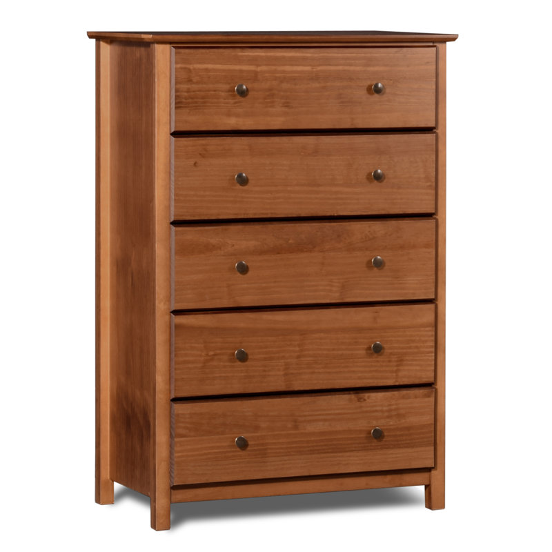 Shaker 5-Drawer Dresser, Walnut