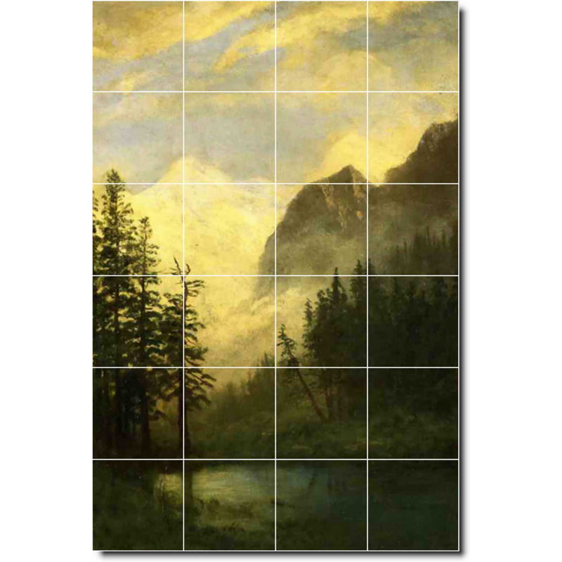 Carreau de céramique 48 po x 72 po 12 po x 12 po, Paysage 471