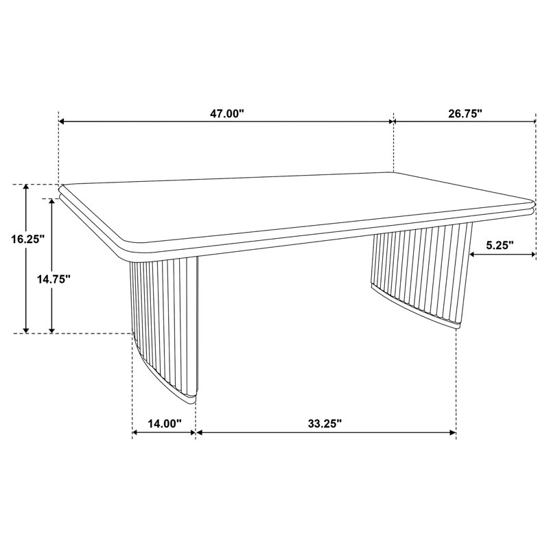 Ensemble de tables basses 2 pièces Wendland, 2 pièces: table basse, table de bout