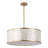 22" 5-Light Capiz Shell Drum Chandelier