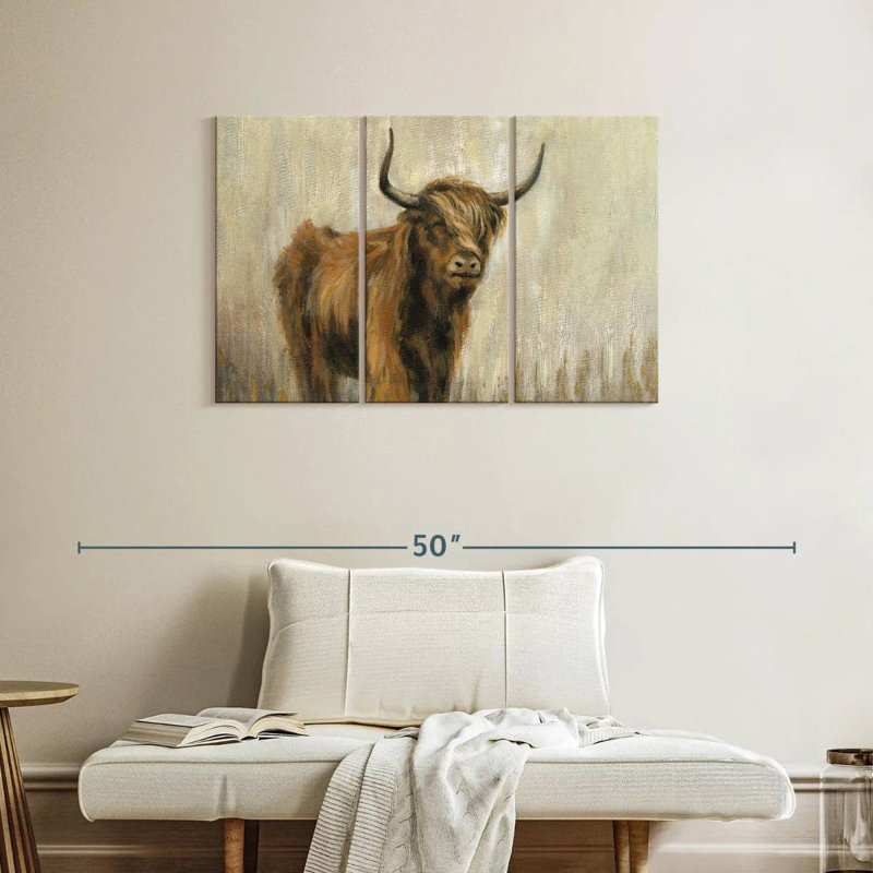 Highland Mountain Cow I, 24" H x 38" W