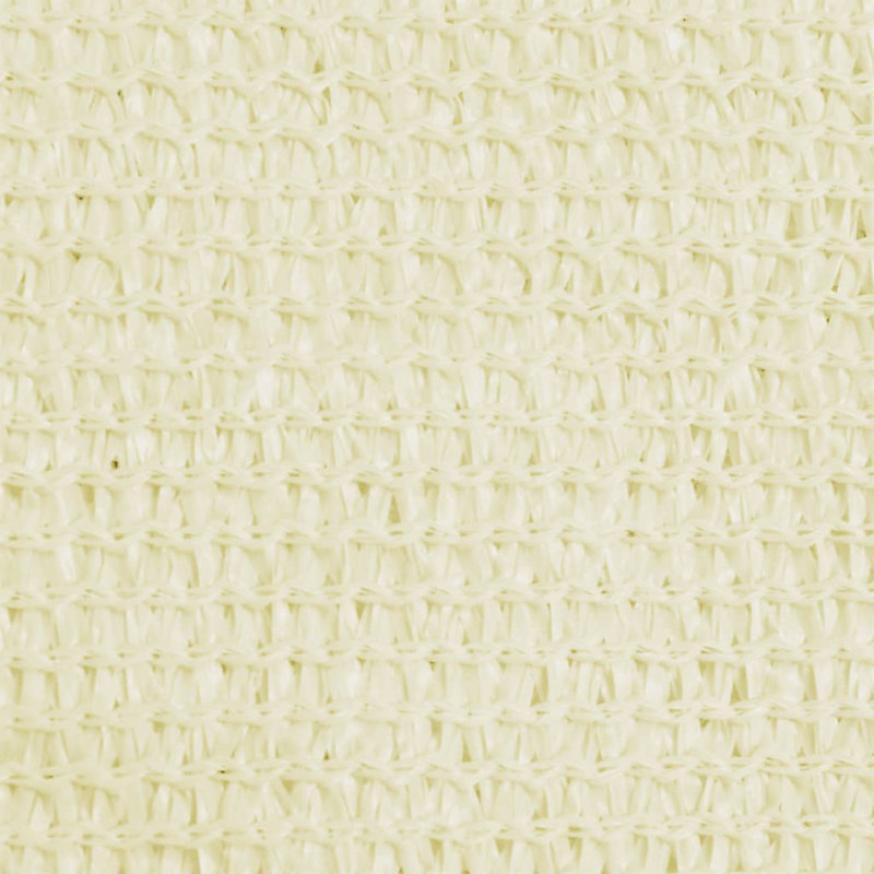 Fobbs 3m x 4m Triangular Shade Sail, Cream