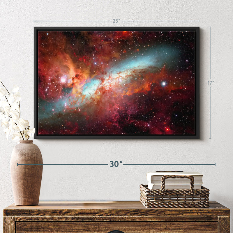 Impression sur toile Galaxy, H 17 po x l 25 po