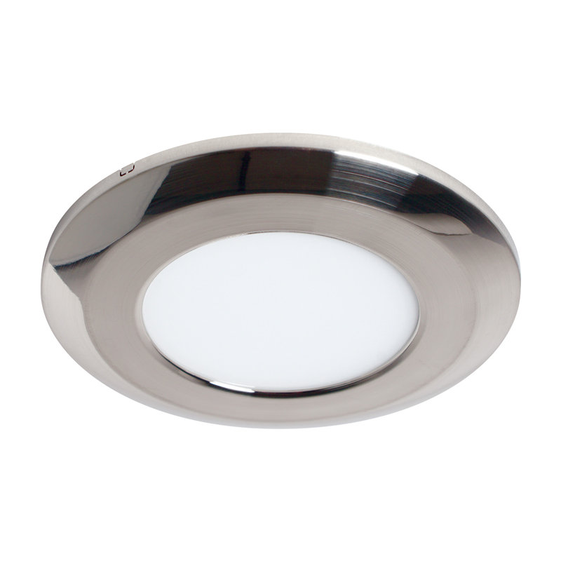 Luminaire rond à DEL Wafer, Argent, 2700 K