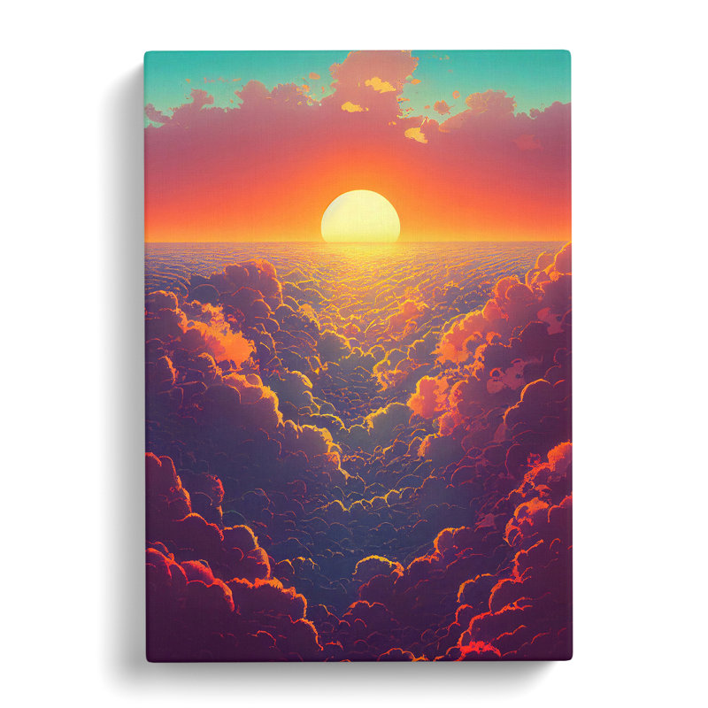 An Ultimate Sunset - Wrapped Canvas, 50cm H x 35cm W x 3cm D