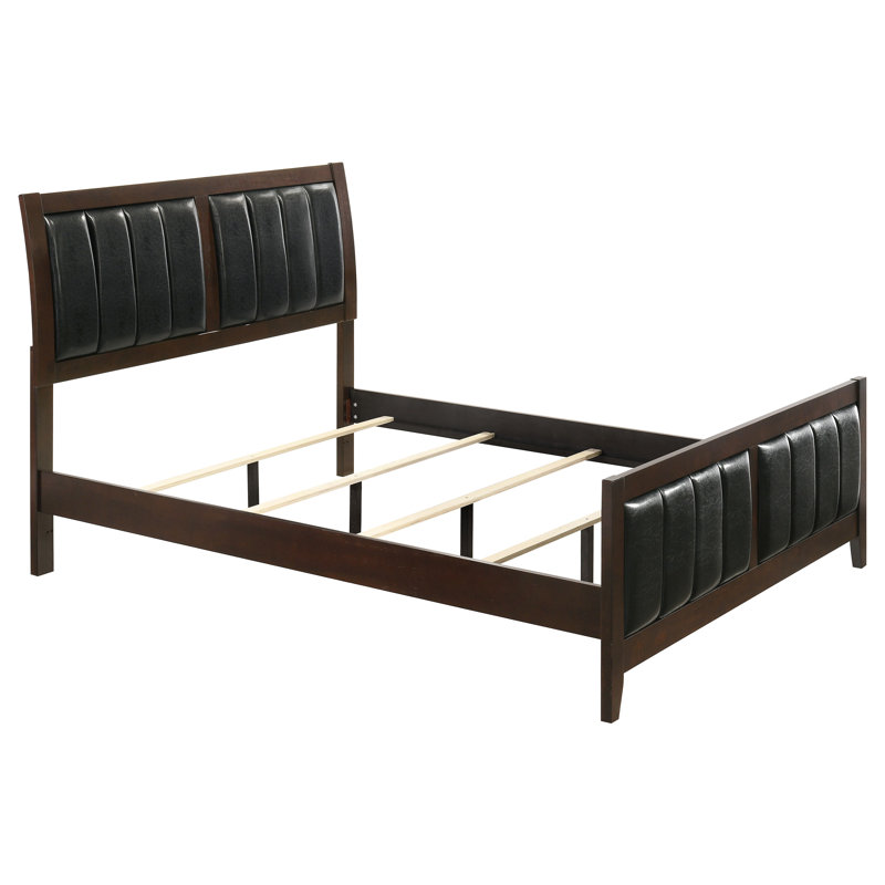 Boden Wood Queen Panel Bed Cappuccino, Queen