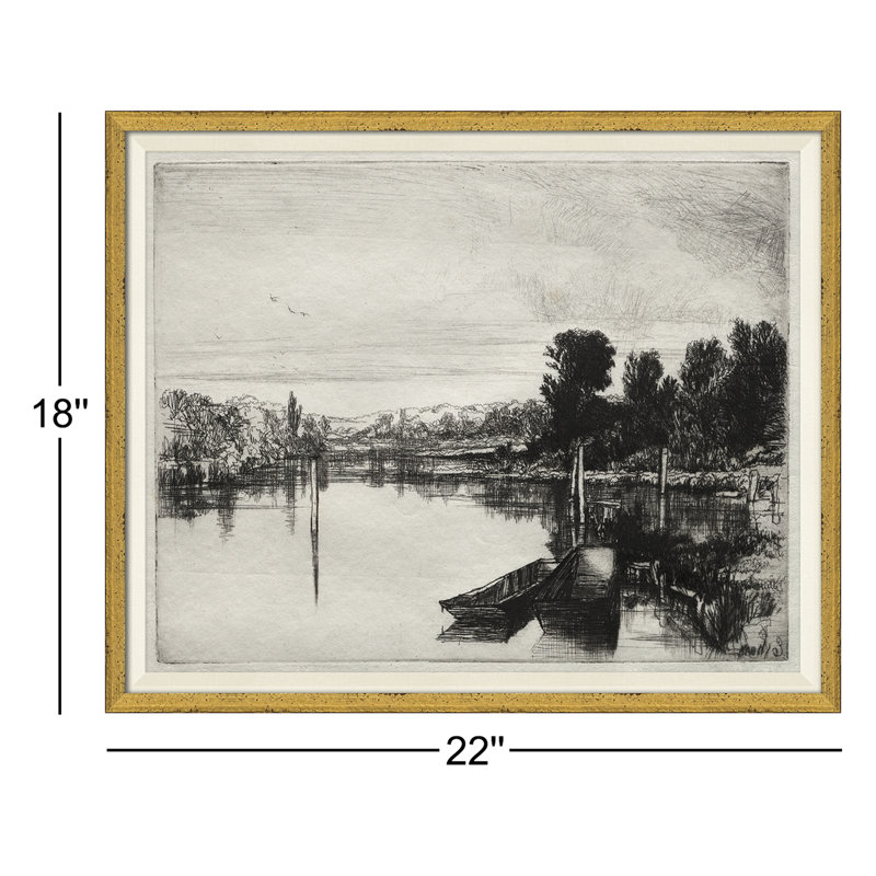Shere Mill Pond II Giclee Print