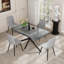 Ensemble de table de salle à manger extensible avec chaises-1511896265-1511896267