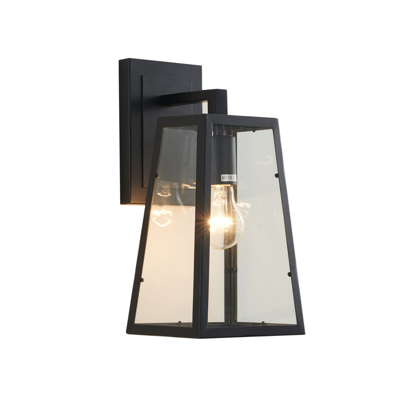 Applique murale lanterne en verre Wilmore