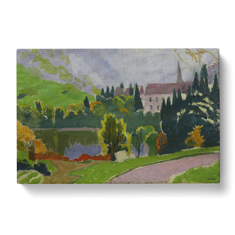 Landscape by Maurice Denis - Wrapped Canvas Painting, 50cm H x 76cm W x 3cm D