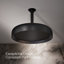 Pomme de douche ronde 12 po. 2,5 gallons par minute avec la technologie d'induction d'air Katalyst-1027332181