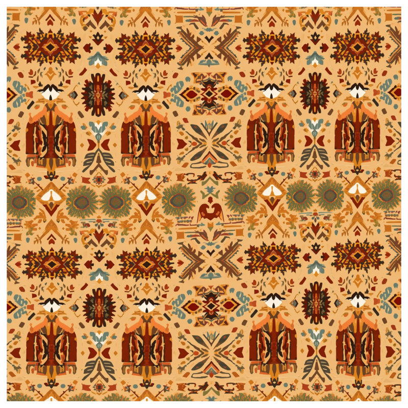Rideaux tapissier Southwestern, Transparent, 50 po x 80 po - 1 panneau