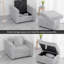 Modulaire gris doux - offre une expérience d'assise semblable à un nuage-135008042