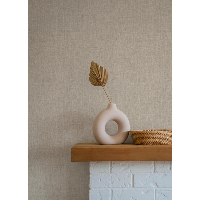 Cromie Turquoise Texture Wallpaper, Taupe