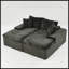 Chaise longue double Boneless Turtle-1418934894