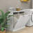 Two-Compartment Tilt-Out Laundry Sorter Cabinet-White-613352576