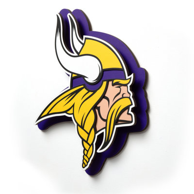 NFL Minnesota Vikings 3DX Die Cut Wall Art