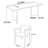 Modern minimalist office desk