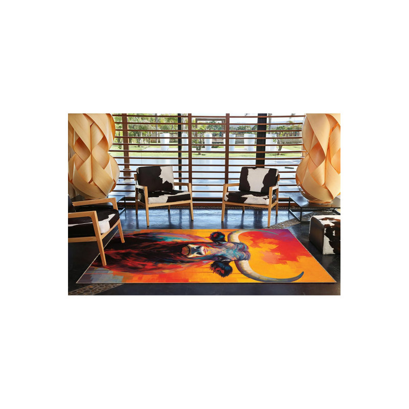 Tapis lavable Bull, Rectangle 2 pi 4 po x 3 pi 11 po