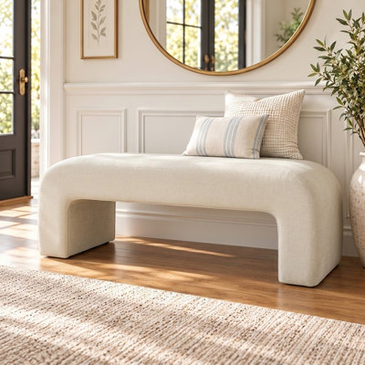 Ichika 47" W Upholstered Bench