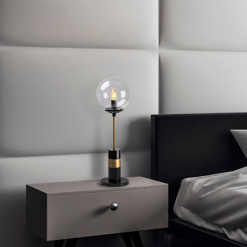 Lampe de table Bono, Transparent