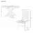Retro Style Dining Table Set With Extendable Table-115300705
