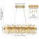 Modern Rectangle Crystal Light Fixture