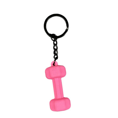 Mini Dumbbell Keychain Fitness Keychain Gym Enthusiast Weightlifting Keyring Fitness Gift Bag Backpack