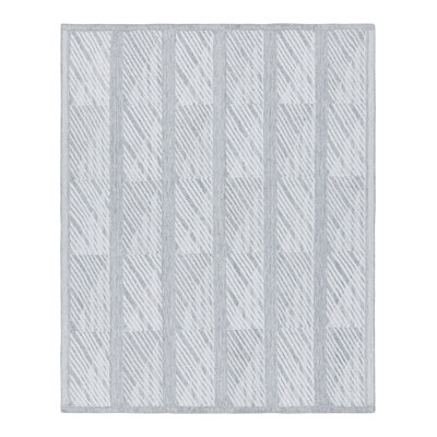 Rug & Kilim’S Scandinavian Style Outdoor Rug In Gray & White Geometric Patterns