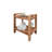  EcoDecors 20" W, Classic Teak Shower Bench, Includes integrated Shelf, with LiftAid Arms, in Earthy Teak-25158383